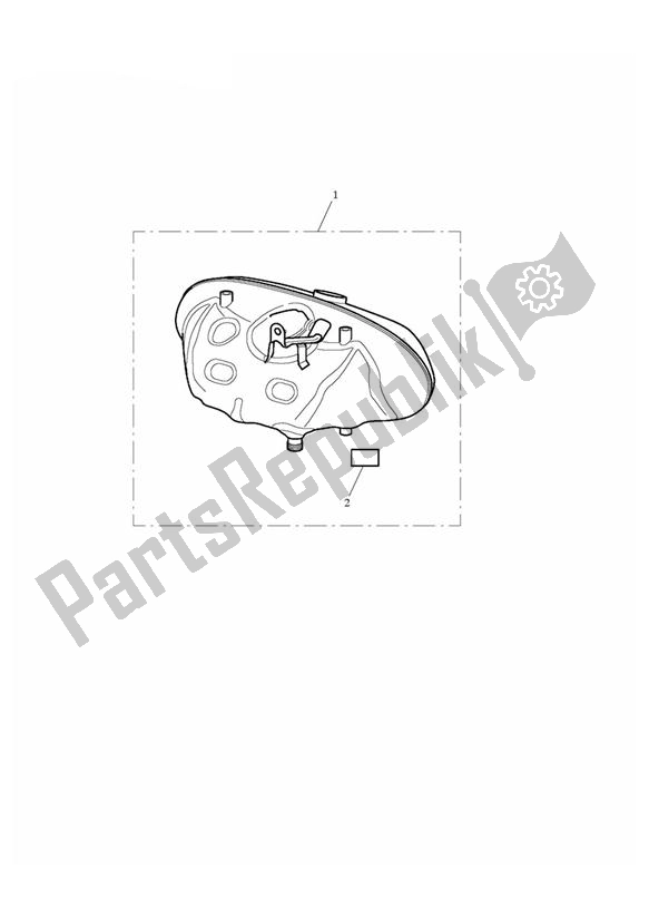 Tutte le parti per il Oil Tank, Chrome del Triumph Rocket III Touring 2300 2008 - 2013