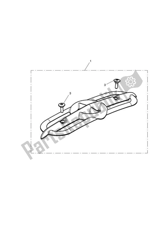 Toutes les pièces pour le Oil Tank Embellisher du Triumph Rocket III Touring 2300 2008 - 2013