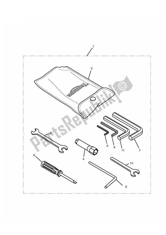 Toutes les pièces pour le Boîte à Outils du Triumph Rocket III Touring 2300 2008 - 2013