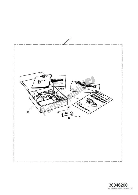 All parts for the Alarm Kit, Type S, S4 of the Triumph Scrambler Carburettor 865 2006