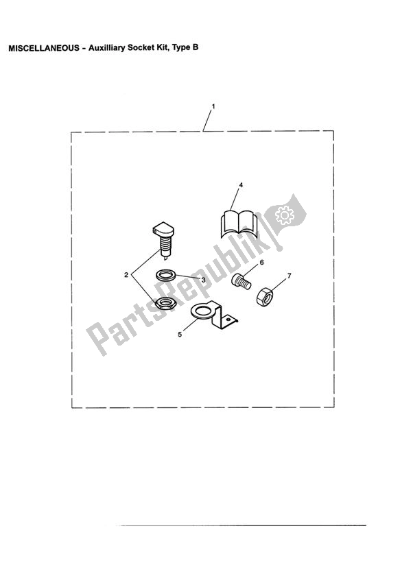 Todas las partes para Auxilliary Socket Kit, Type B de Triumph Scrambler Carburettor 865 2006