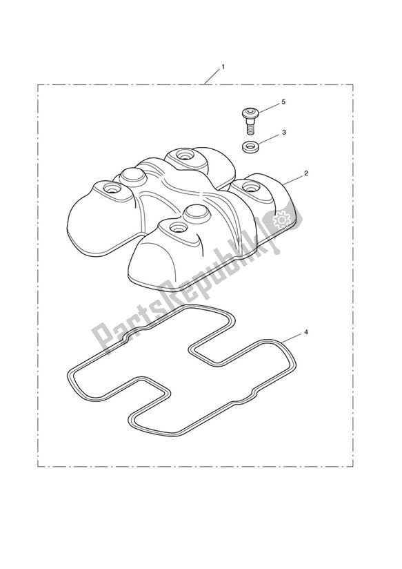 All parts for the Chrome Cam Cover of the Triumph Scrambler Carburettor 865 2006