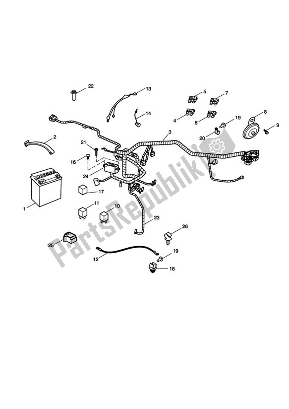 All parts for the Electrical Equipment of the Triumph Scrambler Carburettor 865 2006