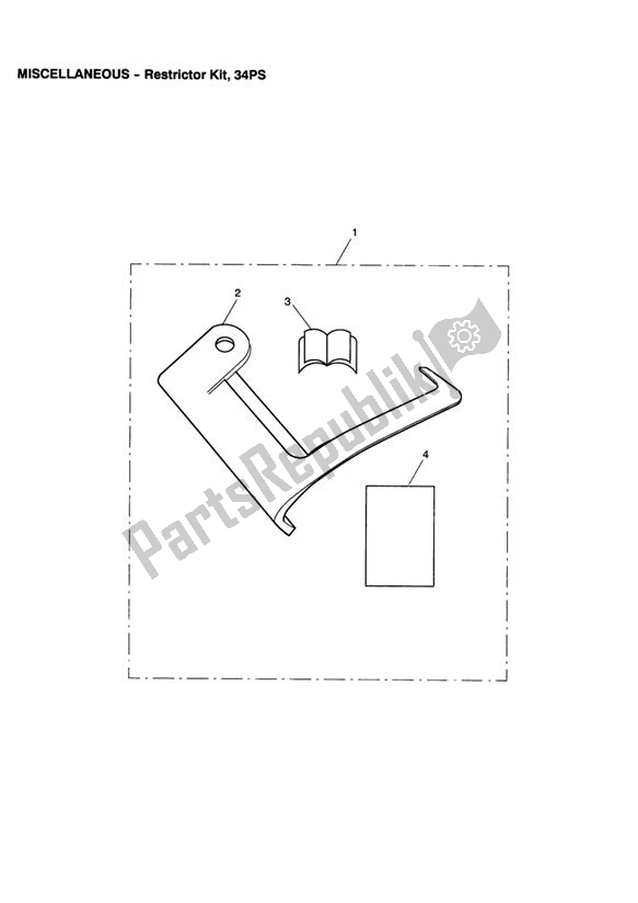 Tutte le parti per il Restrictor Kit, 34ps del Triumph Scrambler Carburettor 865 2006