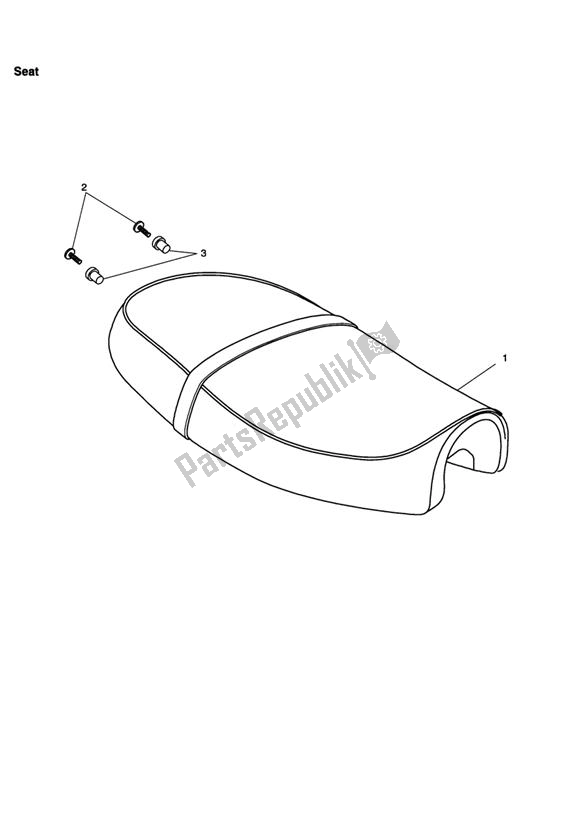 All parts for the Seat of the Triumph Scrambler Carburettor 865 2006