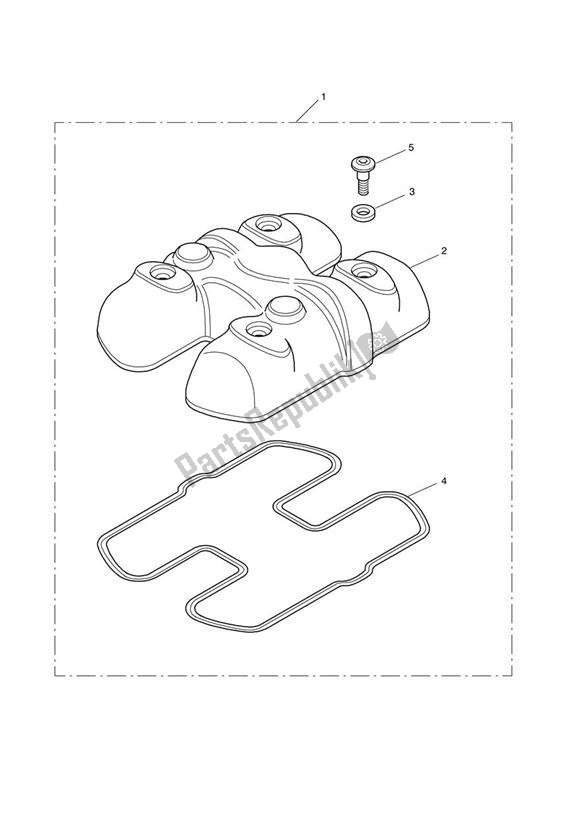 All parts for the Chrome Cam Cover of the Triumph Scrambler Carburettor 865 2006