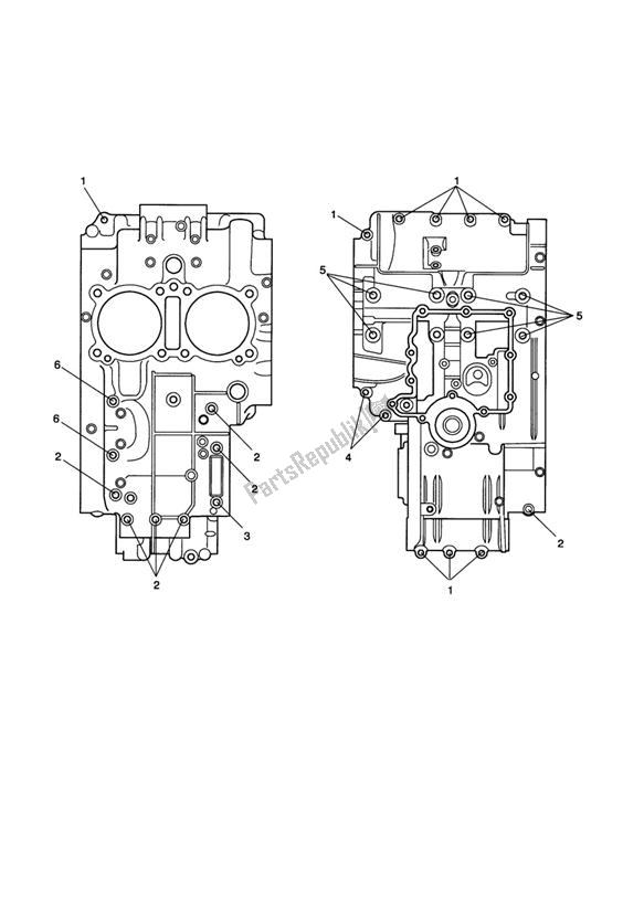 Todas las partes para Pernos Del Cárter de Triumph Scrambler Carburettor 865 2006