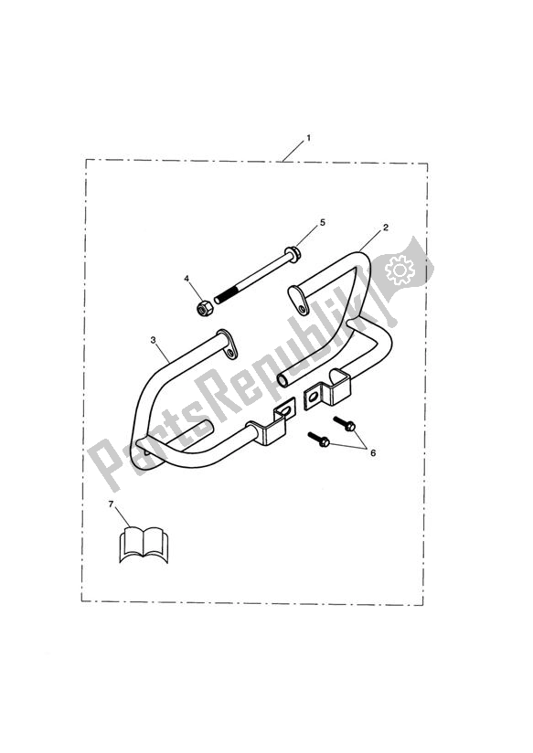 Todas las partes para Dresser Bar Kit, Black de Triumph Scrambler Carburettor 865 2006