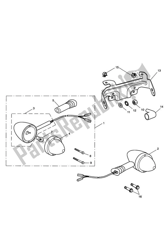 Todas las partes para Front Indicators de Triumph Scrambler Carburettor 865 2006