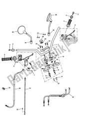 Handlebars, Top Yoke, Cables & Mirrors