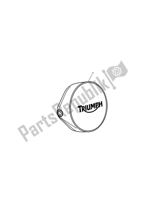 Todas las partes para Headlamp Cover Kit de Triumph Scrambler Carburettor 865 2006