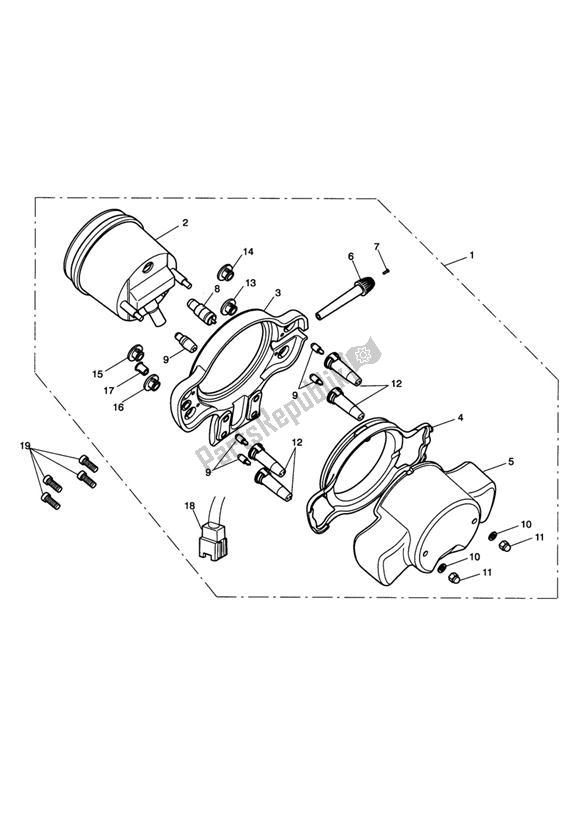 All parts for the Instruments of the Triumph Scrambler Carburettor 865 2006