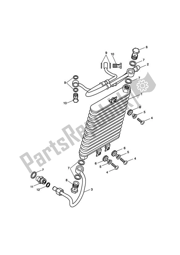 Todas las partes para Enfriador De Aceite de Triumph Scrambler Carburettor 865 2006