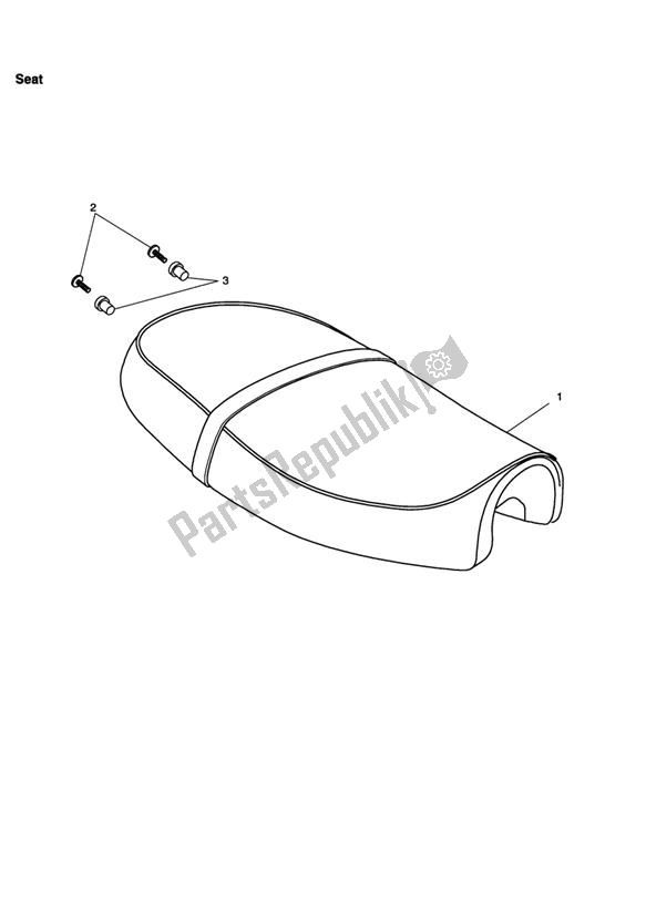 All parts for the Seat of the Triumph Scrambler Carburettor 865 2006