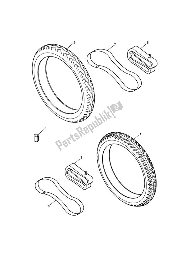 All parts for the Tyres, Valves & Balance Weights of the Triumph Scrambler Carburettor 865 2006