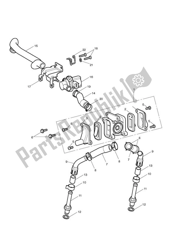 All parts for the Emissions Control of the Triumph Scrambler EFI 865 2007 - 2014