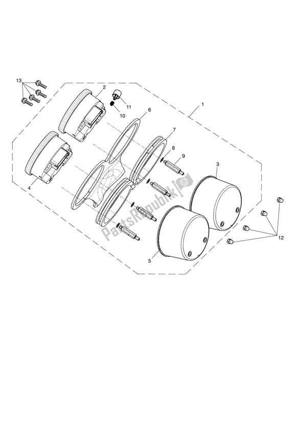 Todas las partes para Instruments 447046 > **see Tech News 118** de Triumph Scrambler EFI 865 2007 - 2014