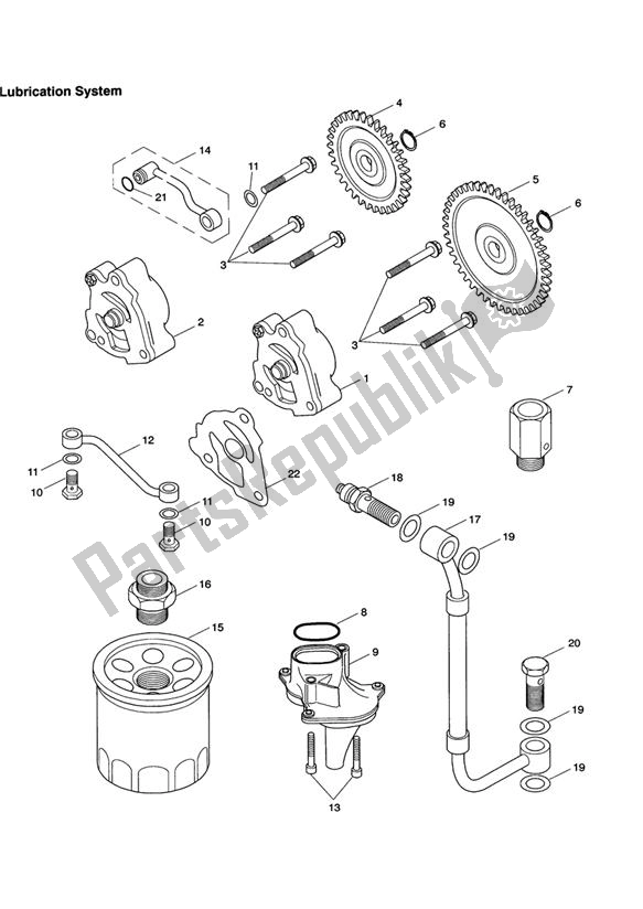 Todas las partes para Lubrication System de Triumph Scrambler EFI 865 2007 - 2014