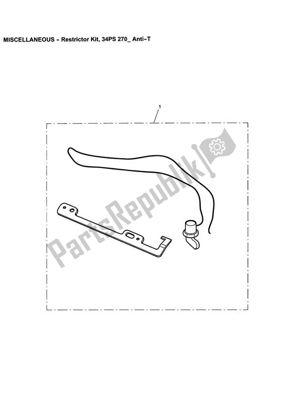 Todas las partes para Restrictor Kit, 34ps 270 Anti-t de Triumph Scrambler EFI 865 2007 - 2014