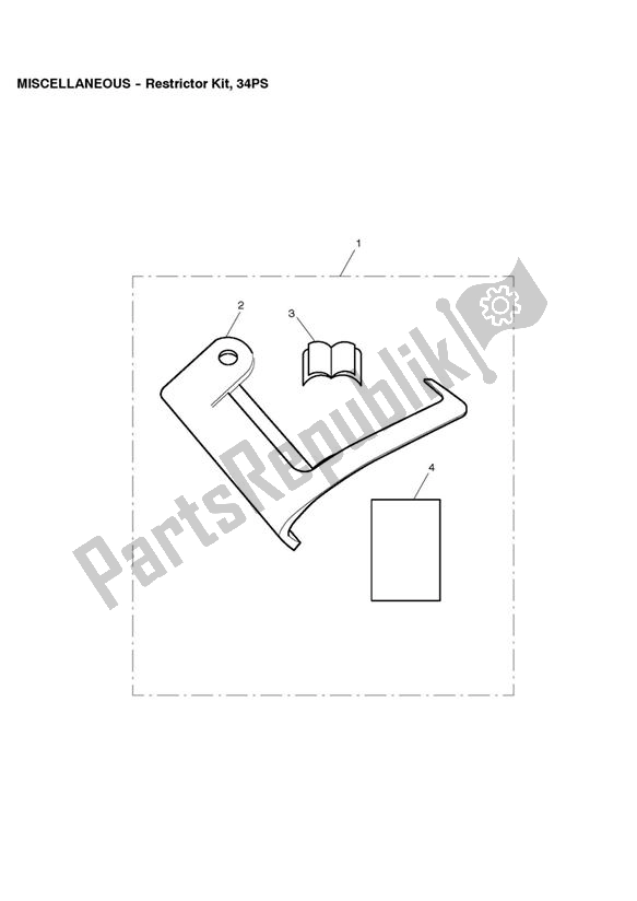 All parts for the Restrictor Kit, 34ps of the Triumph Scrambler EFI 865 2007 - 2014