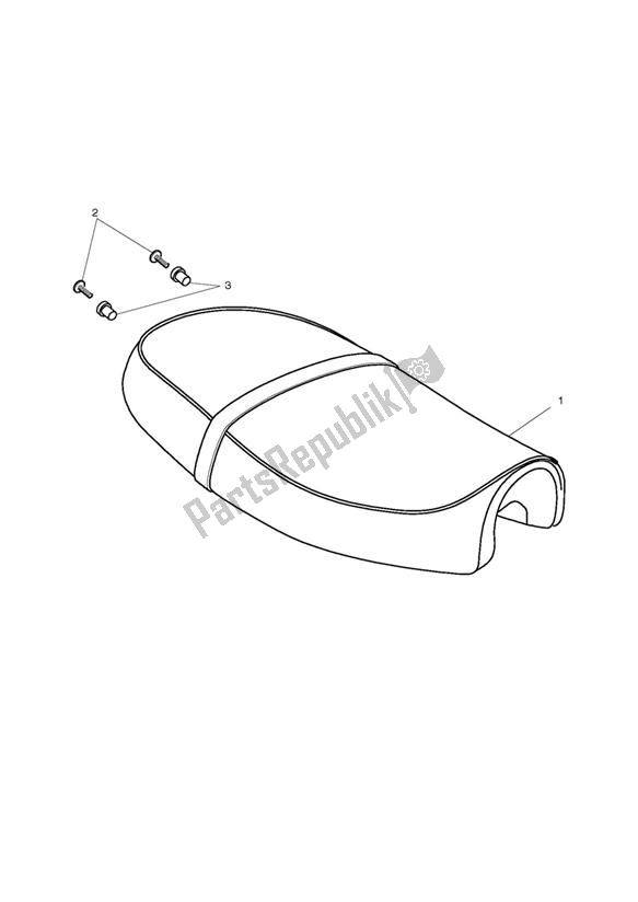 Todas las partes para Asiento de Triumph Scrambler EFI 865 2007 - 2014