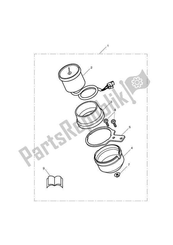 Toutes les pièces pour le Tacho Kit - 436150 > du Triumph Scrambler EFI 865 2007 - 2014