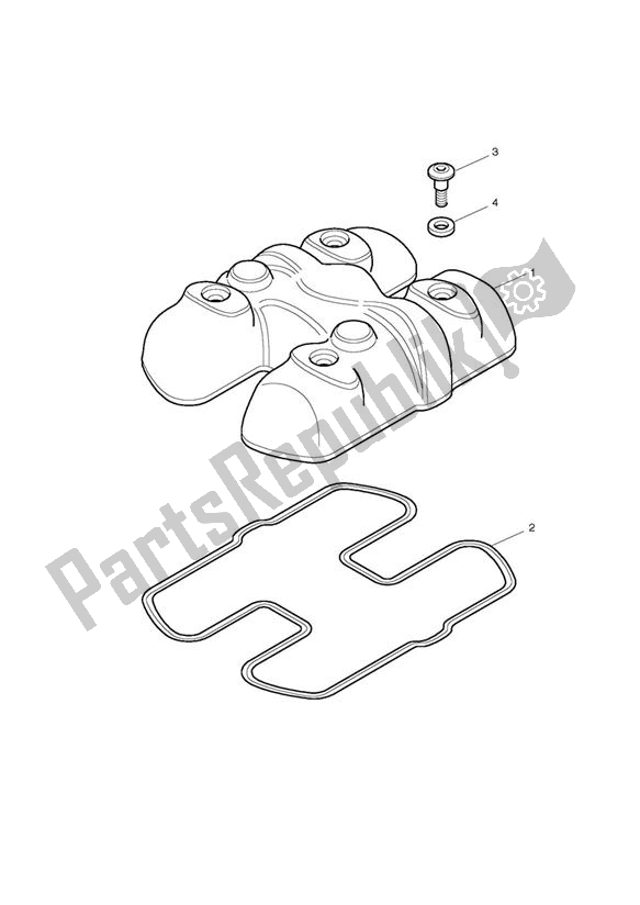 Tutte le parti per il Copertura Per Camma del Triumph Scrambler EFI 865 2007 - 2011