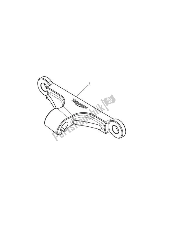 Tutte le parti per il Clutch Cable Bracket del Triumph Scrambler EFI 865 2007 - 2011