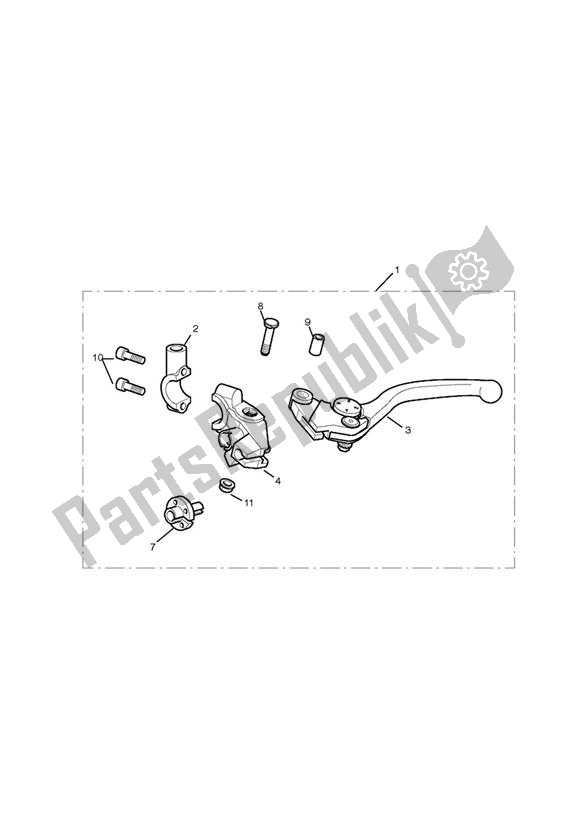 Todas as partes de Clutch Controls & Switches do Triumph Scrambler EFI 865 2007 - 2011