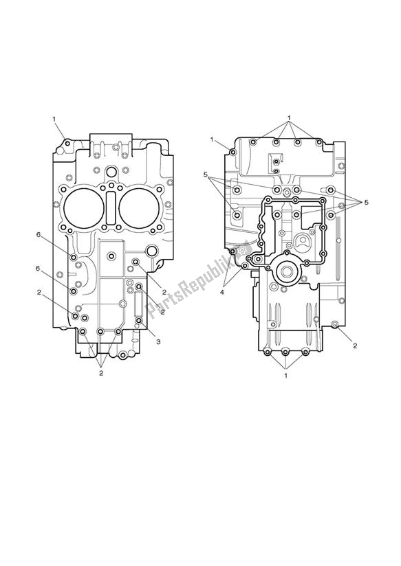 Todas las partes para Pernos Del Cárter de Triumph Scrambler EFI 865 2007 - 2011