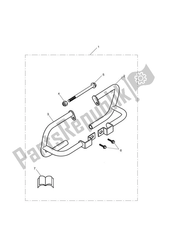 Tutte le parti per il Dresser Bar Kit, Black del Triumph Scrambler EFI 865 2007 - 2011