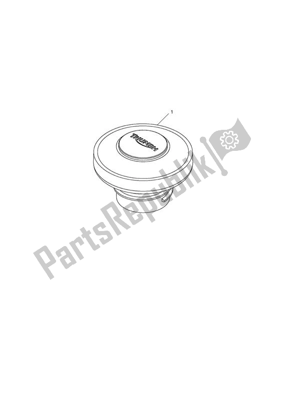 All parts for the Filler Cap, Fuel, Locking of the Triumph Scrambler EFI 865 2007 - 2011