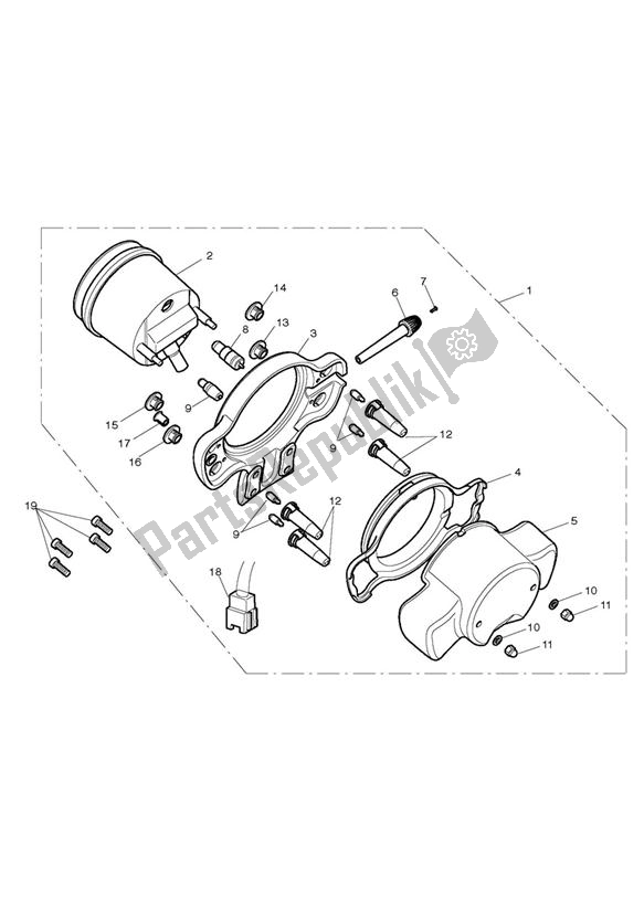 Tutte le parti per il Instruments > 447045 **see Tech News 118** del Triumph Scrambler EFI 865 2007 - 2011