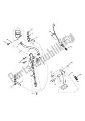 tylny cylinder hamulcowy, zbiornik i pedał