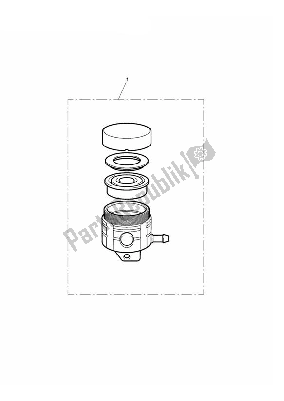 All parts for the Reservoir, Front Brake of the Triumph Scrambler EFI 865 2007 - 2011