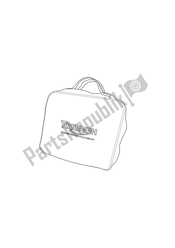 All parts for the Motorcycle Care Kit, Europe of the Triumph Speed Four 600 2002 - 2005