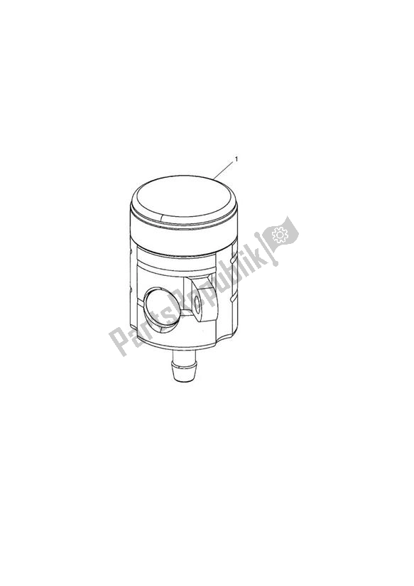 Tutte le parti per il Brake Reservoir, Rear, Type 3 del Triumph Speed Triple VIN: 461332-735437 1050 2011 - 2016