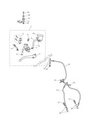 front brake master cylinder & hoses