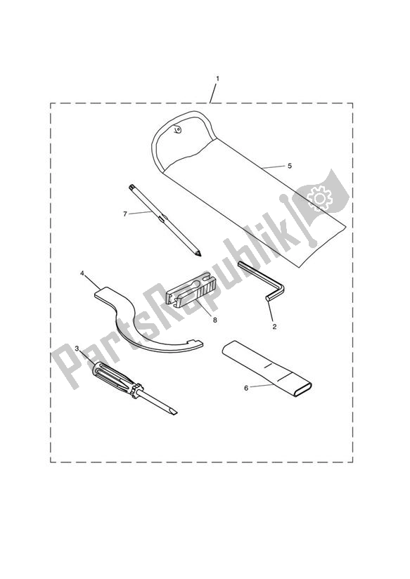 Tutte le parti per il Kit Di Strumenti del Triumph Speed Triple VIN: 461332-735437 1050 2011 - 2016