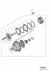 embreagem motor 885cc