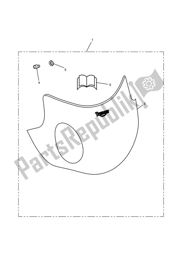 Alle onderdelen voor de Fly Screen van de Triumph Speed Triple 885 / 955 EFI VIN: > 141871 1997 - 2001
