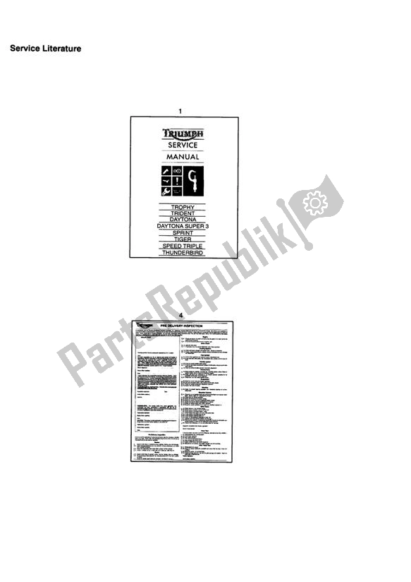 All parts for the Service Literature of the Triumph Speed Triple Carburettor 885 1992 - 1995