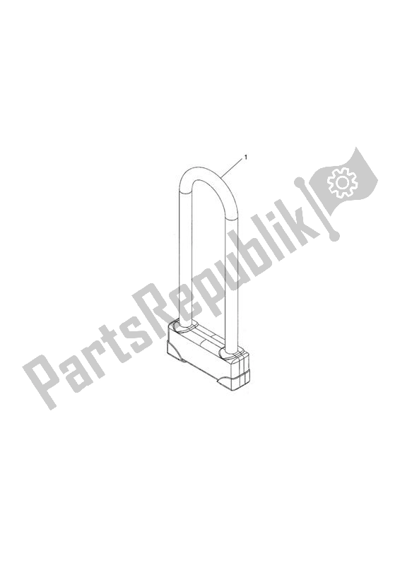 All parts for the U-lock 270 of the Triumph Speed Triple Carburettor 885 1992 - 1995