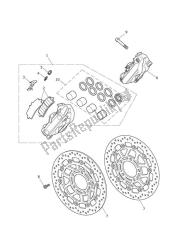 étrier et disques de frein avant