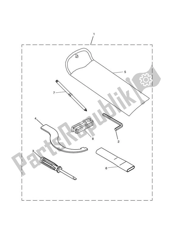 Tutte le parti per il Kit Di Strumenti del Triumph Speed Triple R VIN: > 735336 1050 2012 - 2016