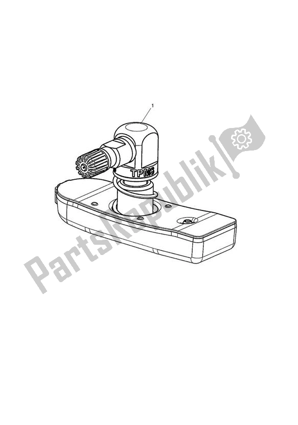 Todas las partes para Tpms, Row de Triumph Speed Triple R VIN: > 735336 1050 2012 - 2016