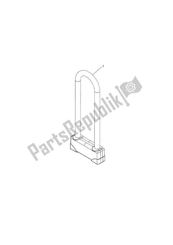 All parts for the U-lock 270 of the Triumph Speed Triple R VIN: > 735336 1050 2012 - 2016