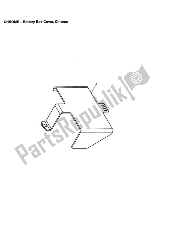 Tutte le parti per il Battery Box Cover, Chrome del Triumph Speedmaster Carburettor 790 2003 - 2007