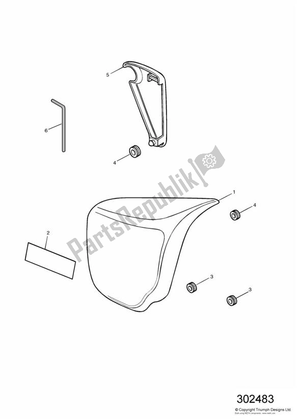 All parts for the Bodywork - Side Panels of the Triumph Speedmaster Carburettor 790 2003 - 2007