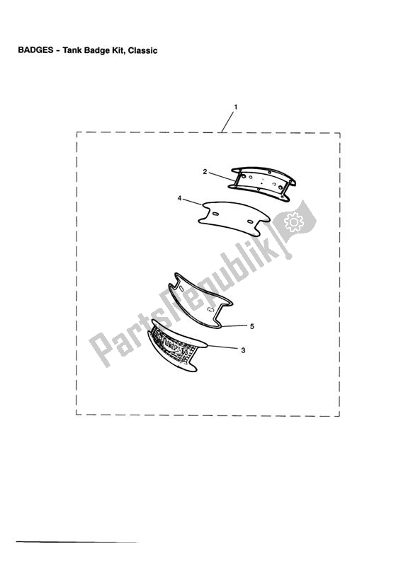 Todas as partes de Kit Clássico De Crachá De Tanque do Triumph Speedmaster Carburettor 790 2003 - 2007